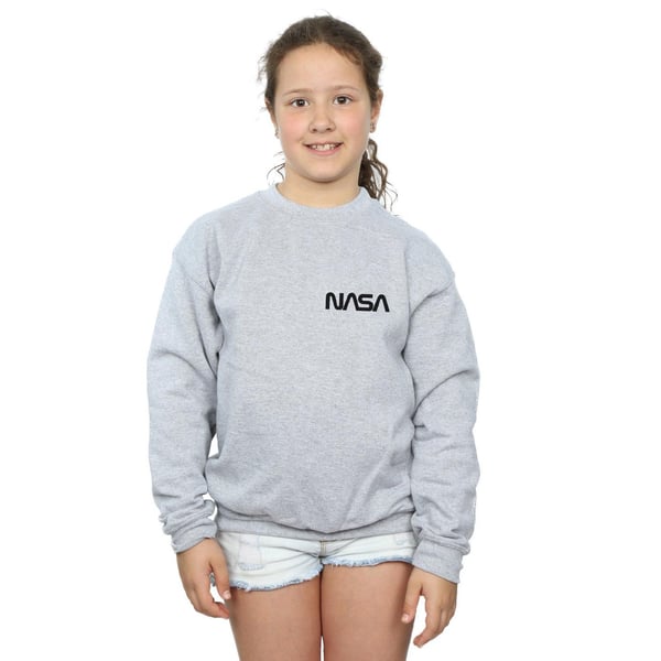 NASA Girls Modern Logo Chest Sweatshirt