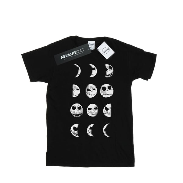 Disney Womens/Ladies Nightmare Before Christmas Jack Moon Cotton Boyfriend T-Shirt