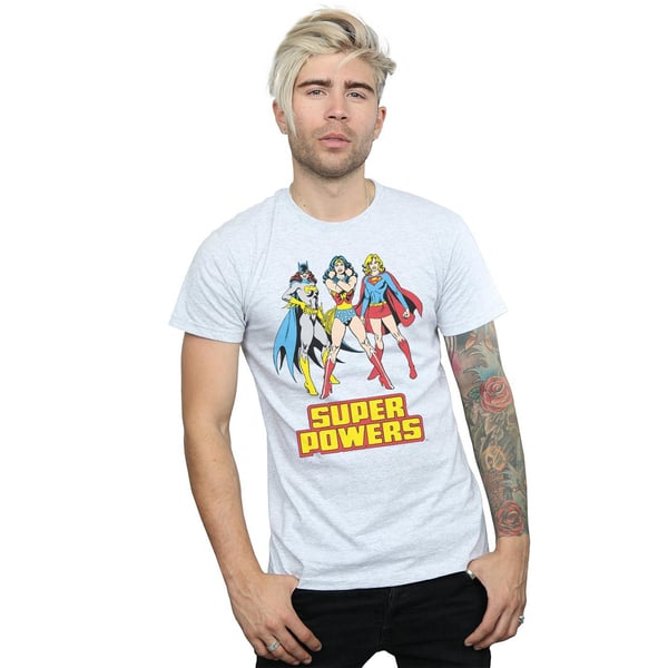 DC Super Hero Girls Mens Super Power Wonder Woman Group Cotton T-Shirt