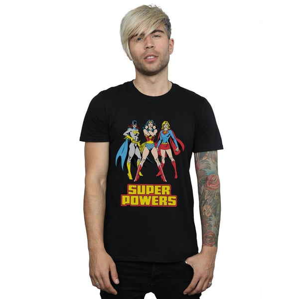 DC Super Hero Girls Mens Super Power Wonder Woman Group Cotton T-Shirt