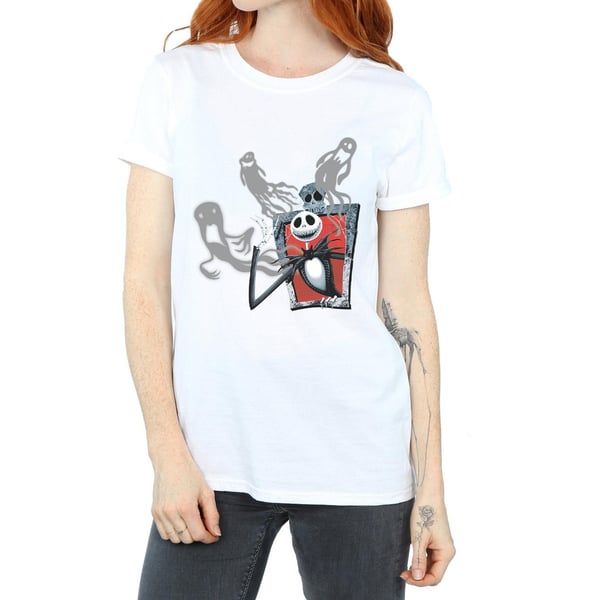 Disney Womens/Ladies Nightmare Before Christmas Ghosts Of Jack Cotton Boyfriend T-Shirt