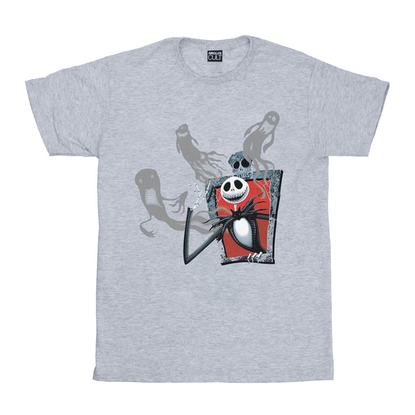 Disney naisten/naisten Nightmare Before Christmas Ghosts Of Jack -puuvillainen poikaystävä-T-paita
