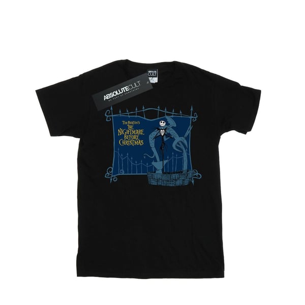 Disney Womens/Ladies Nightmare Before Christmas Jack And The Well Cotton Boyfriend T-Shirt