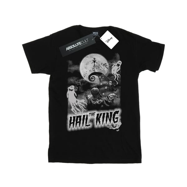 Disney Womens/Ladies Nightmare Before Christmas Hail The King Cotton Boyfriend T-Shirt