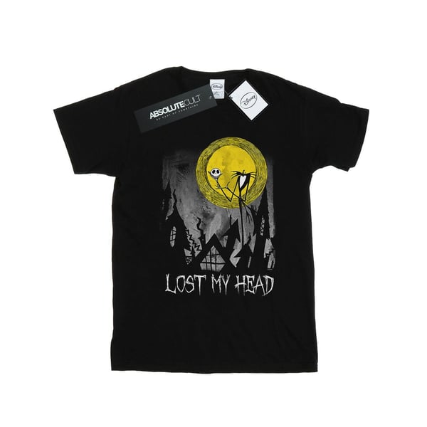 Disney naisten/naisten Nightmare Before Christmas Lost My Head -puuvillainen Boyfriend-T-paita