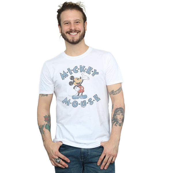 Disney Mens Mickey Mouse Dash T-Shirt