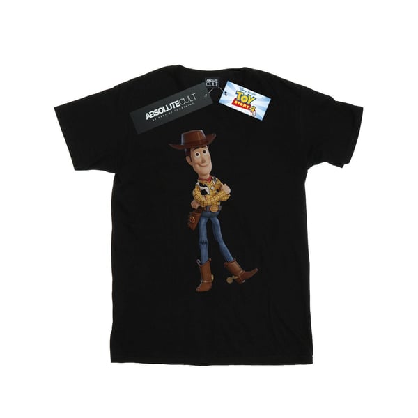 Disney Girls Toy Story 4 Sherrif Woody Cotton T-Shirt