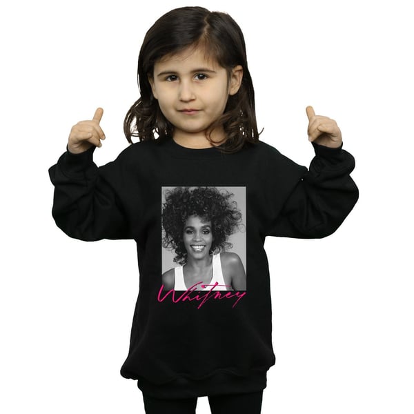 Whitney Houston Girls Smile Photograph Sweatshirt