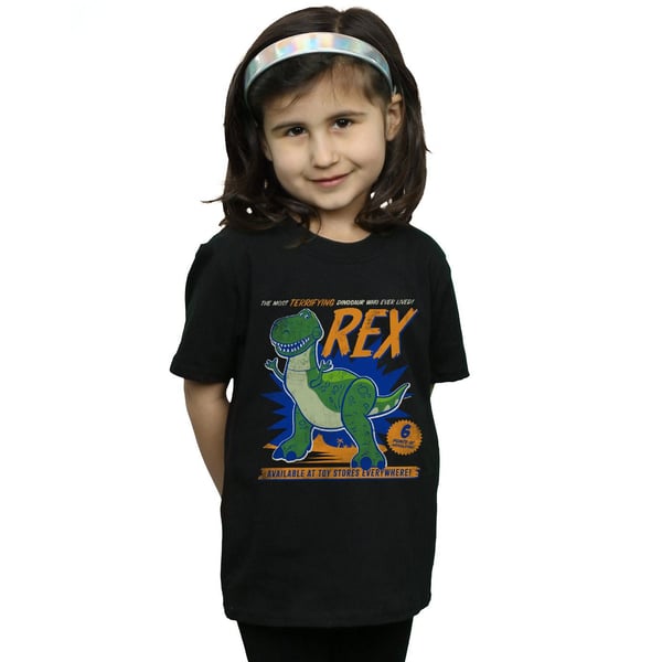 Disney Girls Toy Story 4 Rex Terrifying Dinosaur Cotton T-Shirt