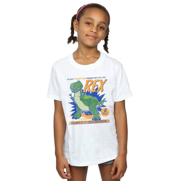 Disney Girls Toy Story 4 Rex Terrifying Dinosaur Cotton T-Shirt