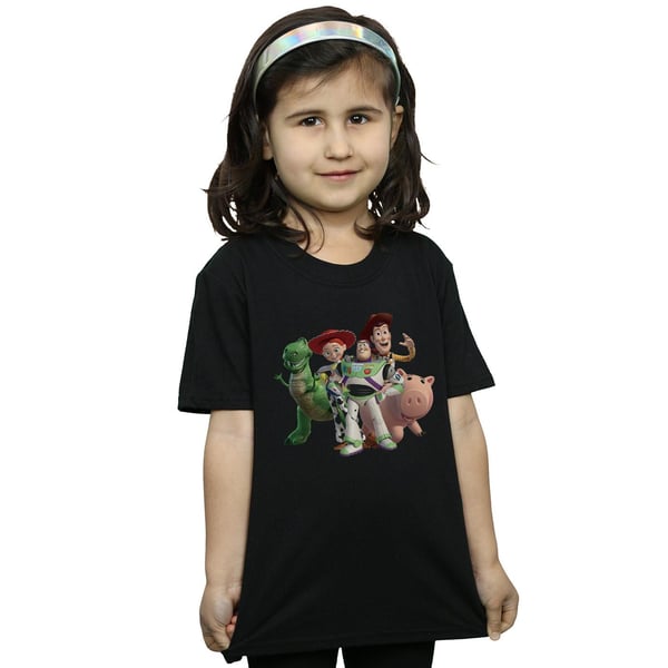 Disney Girls Toy Story 4 Group Cotton T-Shirt