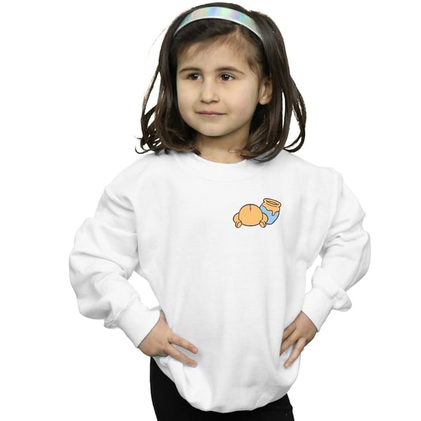 Disney Girls Winnie The Pooh Backside Breast Print Sweatshirt