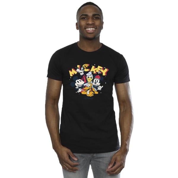 Disney Mens Mickey Mouse Group T-Shirt