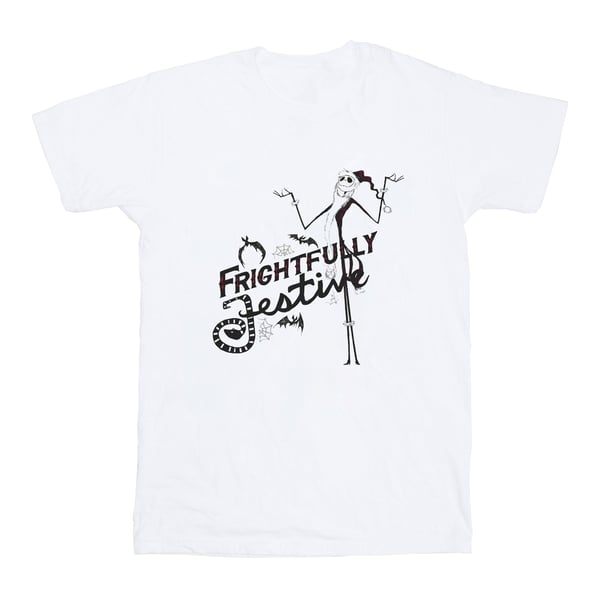 Disney Naiset The Nightmare Before Christmas Frightfully Festive puuvillainen Boyfriend T-paita