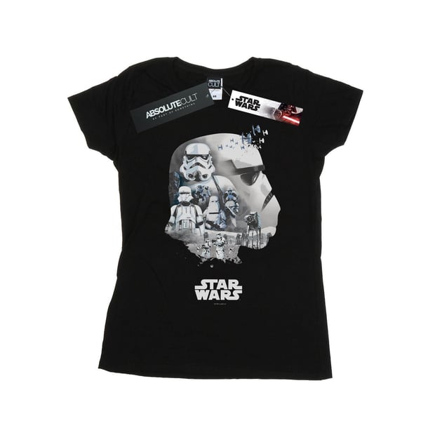 Star Wars Womens/Ladies Stormtrooper Montage Cotton T-Shirt