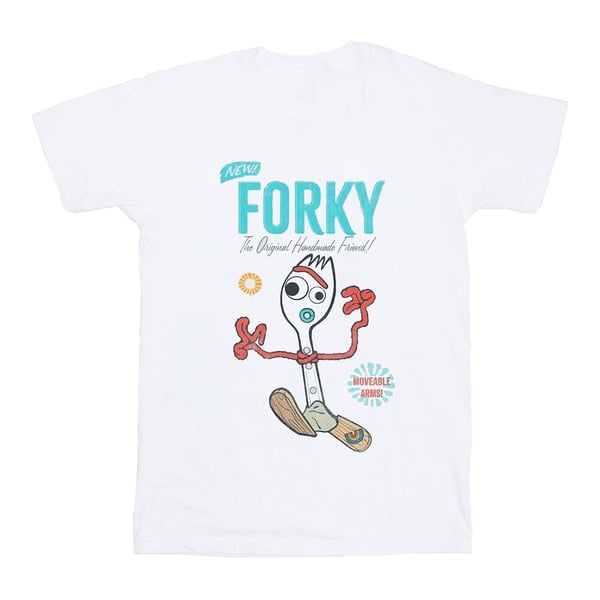 Disney Girls Toy Story 4 Forky Handmade Friend Cotton T-Shirt