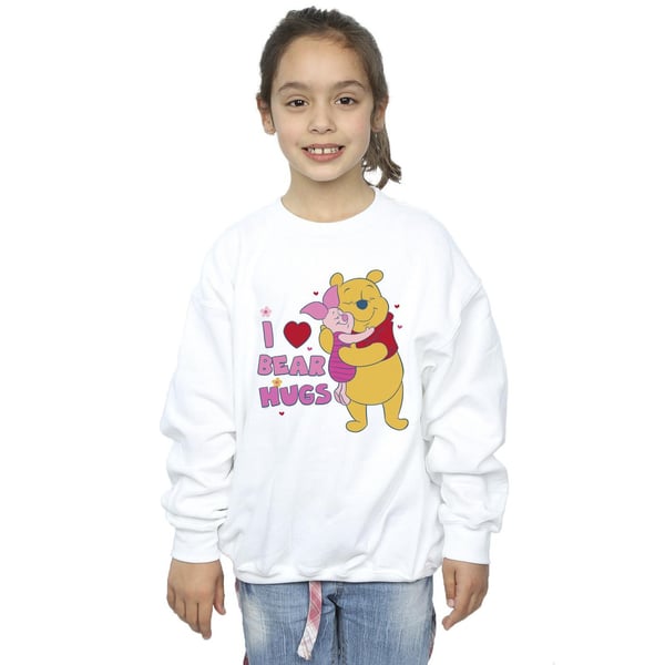 Disney Girls Winnie The Pooh Mum Best Hugs Sweatshirt