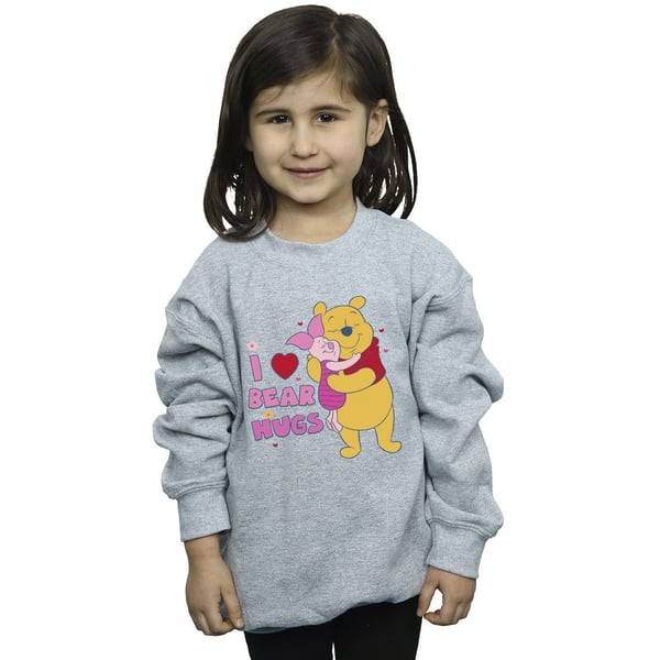 Disney Girls Winnie The Pooh Mum Best Hugs Sweatshirt