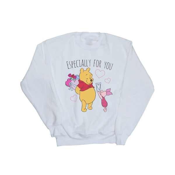 Disney Girls Winnie The Pooh Piglet Valentines Gift Sweatshirt