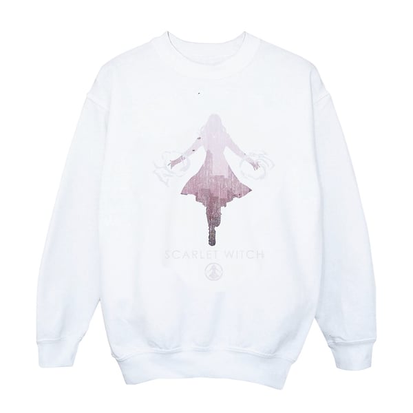 Marvel Mens Scarlet Witch Silhouette Sweatshirt