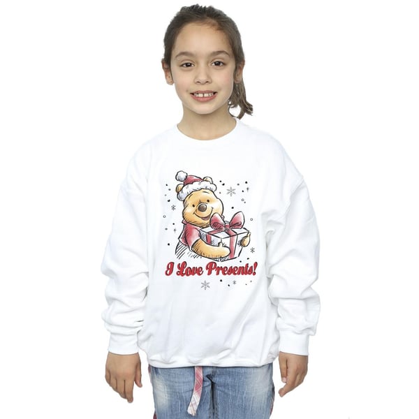 Disney Girls Winnie The Pooh Love Presents Sweatshirt