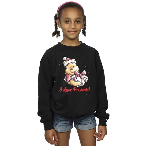 Disney Girls Winnie The Pooh Love Presents Sweatshirt