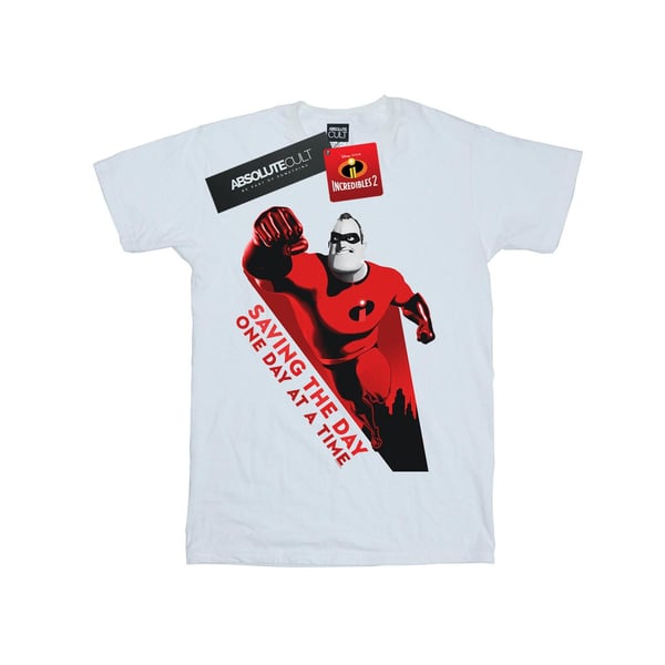 Disney Dam/Dam The Incredibles Saving The Day T-shirt i bomull med boyfriend-passform