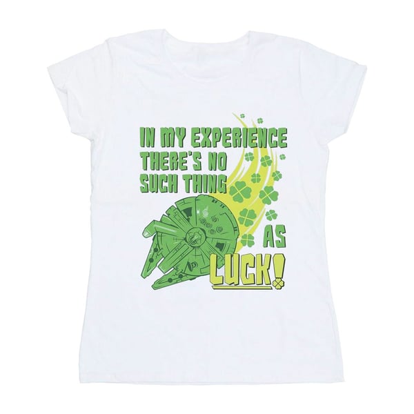Star Wars Womens/Ladies Millennium Falcon Shamrock Luck Cotton T-Shirt