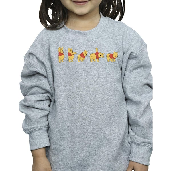 Disney Girls Winnie The Pooh Stretching Sweatshirt
