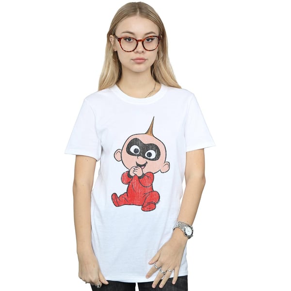 Disney Womens/Ladies Incredibles 2 Jack Jack Cotton Boyfriend T-Shirt