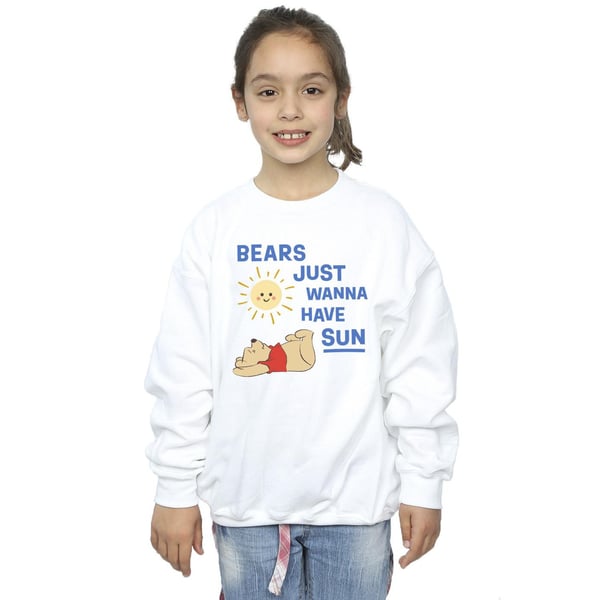 Disney Girls Winnie The Pooh Bears Just Wanna Have Sun Sweatshirt