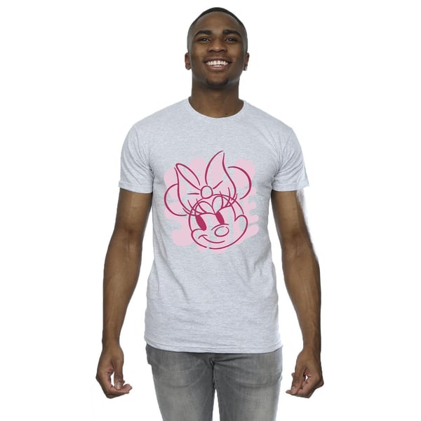 Disney Mens Minnie Mouse Bold Style T-Shirt