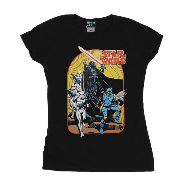 Star Wars Womens/Ladies Vintage Comic Scene Cotton T-Shirt