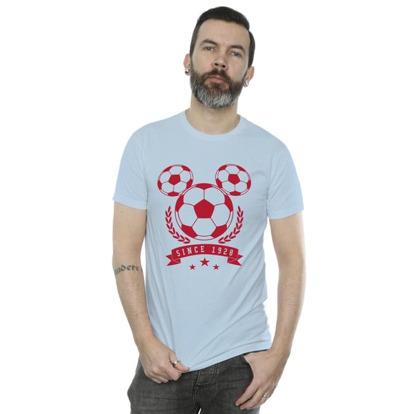 Disney Mens Mickey Football Head T-Shirt