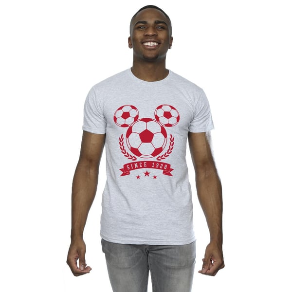 Disney Mens Mickey Football Head T-Shirt