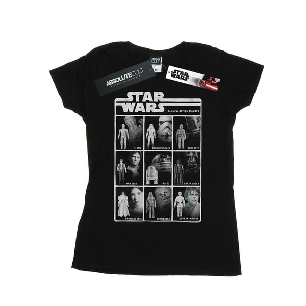 Star Wars Dam/Kvinnor Class Of Action Figures T-shirt i bomull