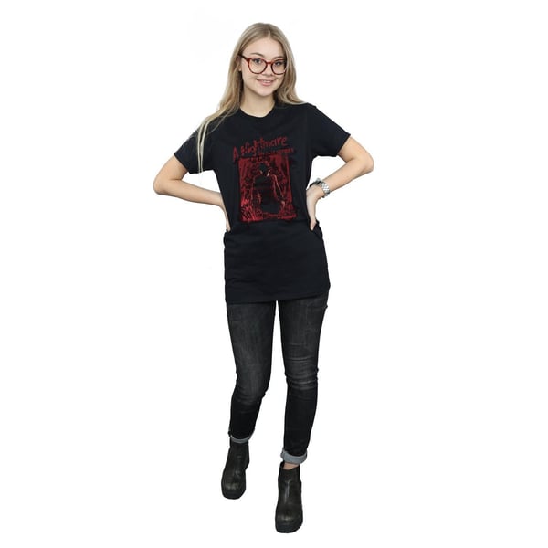 A Nightmare On Elm Street Womens/Ladies Freddy Silhouette Cotton Boyfriend T-Shirt