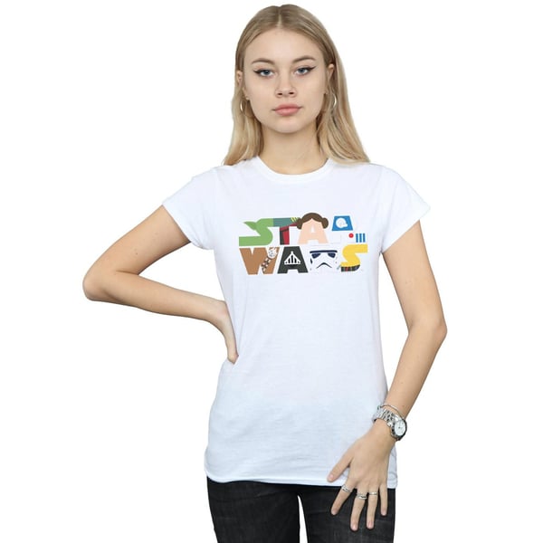Star Wars Womens/Ladies Character Logo Cotton T-Shirt