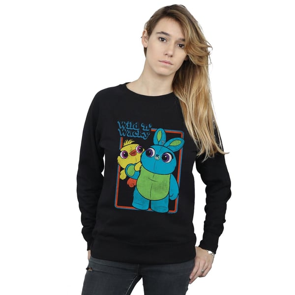 Disney Womens/Ladies Toy Story 4 Duck And Bunny Wild And Wacky Sweatshirt