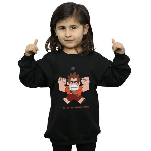 Disney Girls Wreck It Ralph Happy Face Sweatshirt