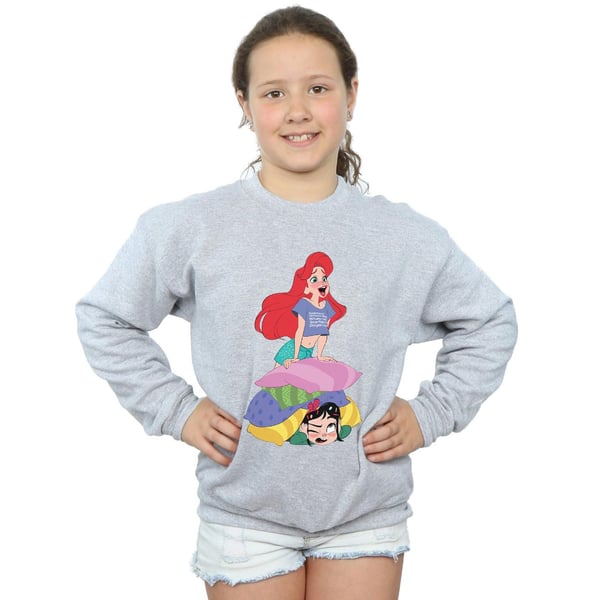 Disney Girls Wreck It Ralph Ariel And Vanellope Sweatshirt