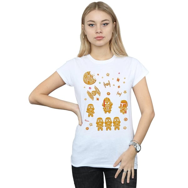 Star Wars Womens/Ladies Gingerbread Empire Cotton T-Shirt