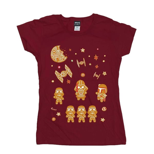 Star Wars Womens/Ladies Gingerbread Empire Cotton T-Shirt