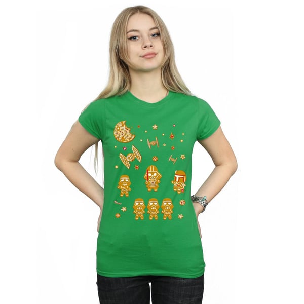 Star Wars Womens/Ladies Gingerbread Empire Cotton T-Shirt