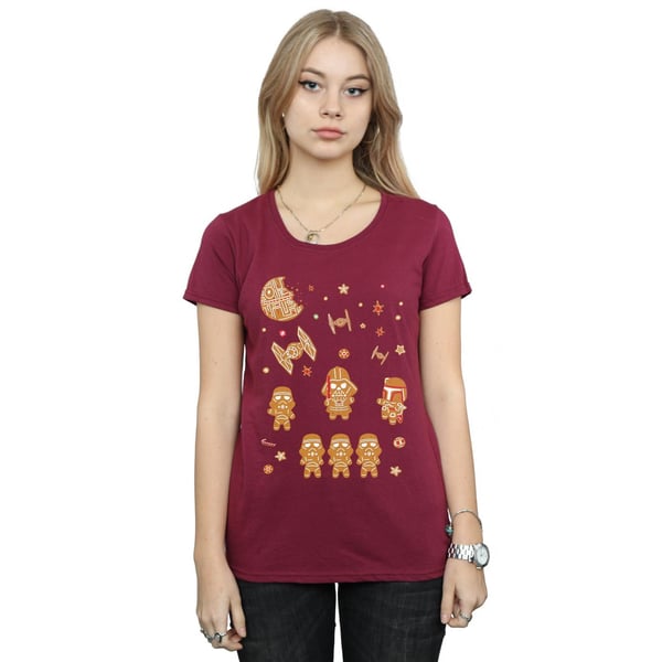 Star Wars Womens/Ladies Gingerbread Empire Cotton T-Shirt