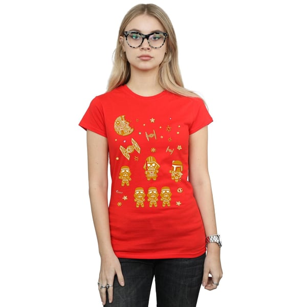 Star Wars Womens/Ladies Gingerbread Empire Cotton T-Shirt