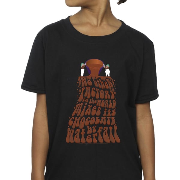 Willy Wonka Girls Chocolate Waterfall Cotton T-Shirt
