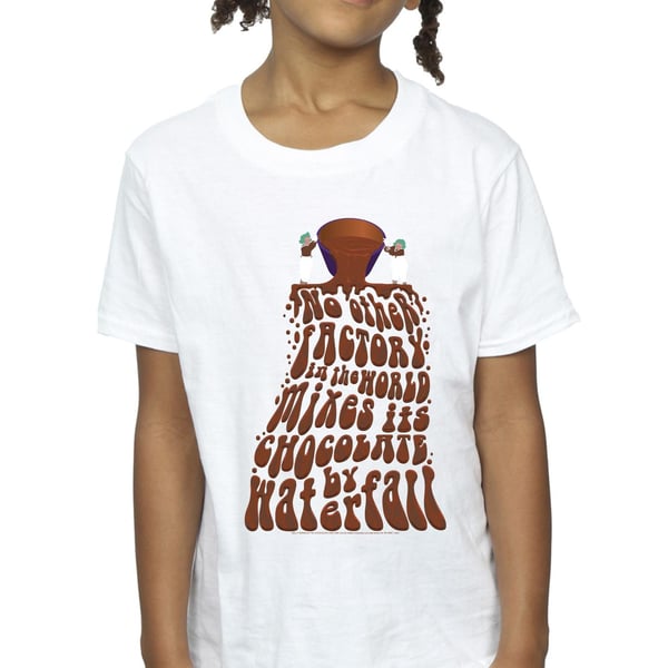 Willy Wonka Girls Chocolate Waterfall Cotton T-Shirt