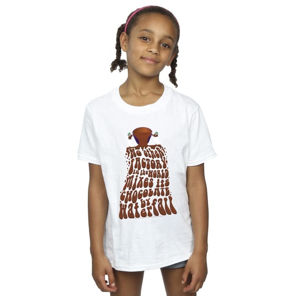 Willy Wonka Girls Chocolate Waterfall Cotton T-Shirt