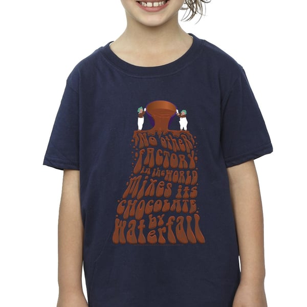 Willy Wonka Girls Chocolate Waterfall Cotton T-Shirt
